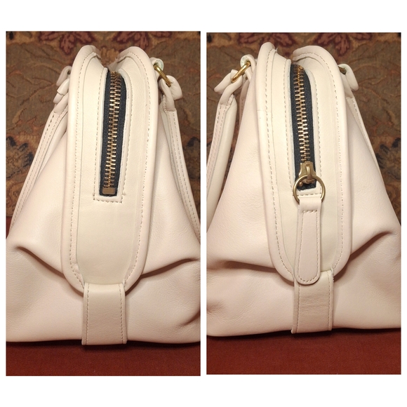 SOLD - NIB! Coach 4055 Vintage Leather Soft Satchel Bag in Bone - Picture 6 of 12